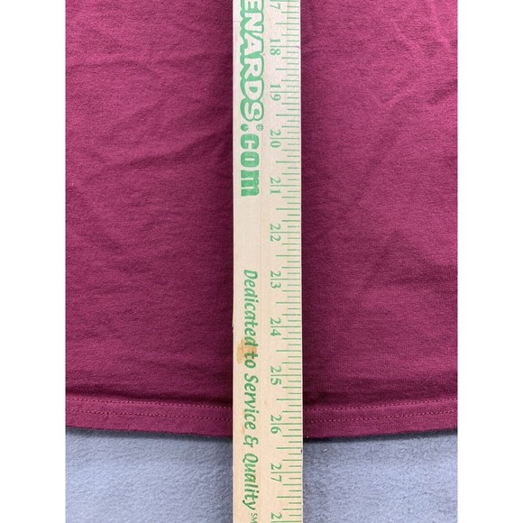 Gildan Graphic T-Shirt SALUKIS Mens M Red Crew Neck Southern Illinois University - Picture 5 of 11